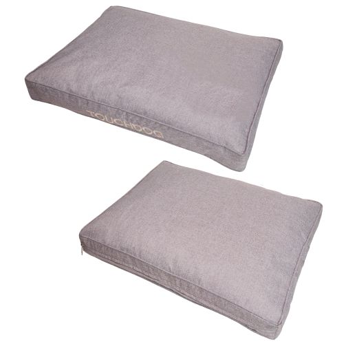 Touchdog 'Hushky' Water-Resistant Premium Rectangular Raised Dog Mat