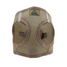 American River Choke Free Dog Harness (Color: Fossil Brown, size: L)