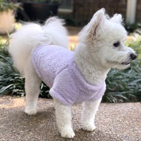 Soft Plush Pullover Lavender (size: 2XL)